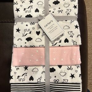 NWT Carter’s 4 pack receiving blankets
